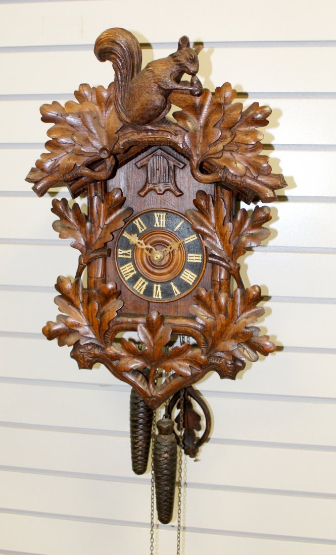 20" Black Forest 2 Weight Cuckoo Clock (1 of 5)