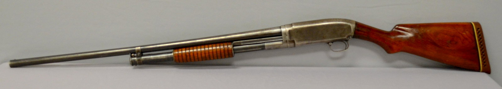 Winchester Model 2- 16 Gauge Slide Action Shot Gun: Winchester Model 2- 16 Gauge Slide Action Shot Gun. Serial No. 557824. All orignal, it shows some use and wear, with 26 3/4" barrel.