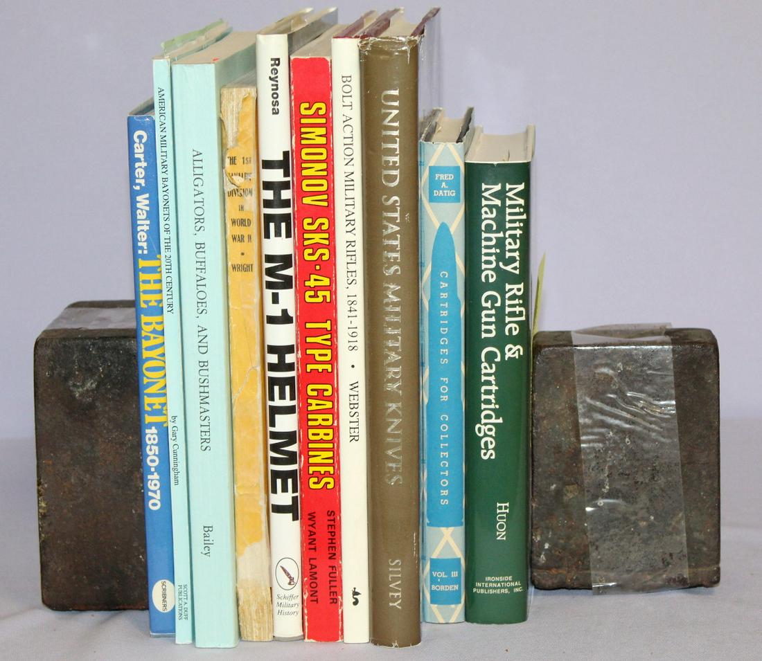 10 Books on World War Two.: 10 books on World War Two. 1- The Bayonet by Anthony Carter and John Walter, 128 pages. 2- American Millitary Bayonets of the 20th Century by Scott A. Duff, 115 pages. 3- Alligators, Buffalos, and Bus