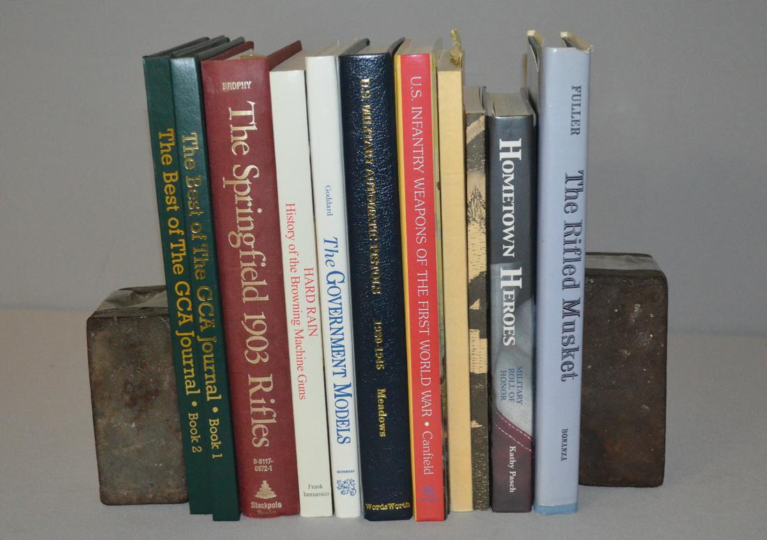 11 Books on World War Two Military and Weapons.: 11 Books on World War Two Military and Weapons. 1- The Best of the GCA Journal, books one and two by The Grand Collectors Association. 2- The Springfield 1903 Rifles by William S. Brophy, 616 pages. 3