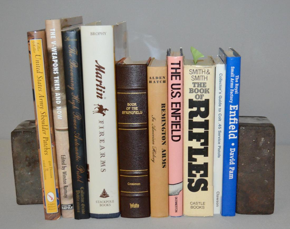 10 Books on World War Two and Military Weapons.: 10 Books on World War Two and Millitary Weapons. 1- The Browning High Power Automatic Pistol by R. Blake Stevens, 297 pages. 2- Marlin Firearms by William S. Brophy, 696 pages. 3- United States Army S