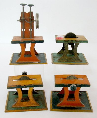 4 Weeden Accessories: Circular Saws & More: 4 Weeden Accessories: there are 2 circular saws, 1 grinding wheel and 1 stamp mill. (None are mint; selling as is.) All items sell As Is, Where Is, no guarantees of any kind. We accept Mastercard & Vi