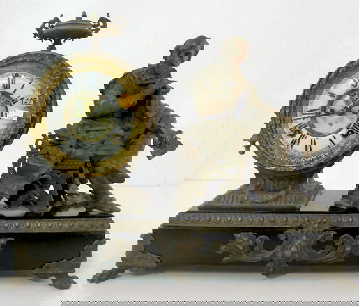 Ansonia “Shakespeare” Statue Clock