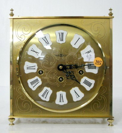 Brass Howard Miller Chime Clock