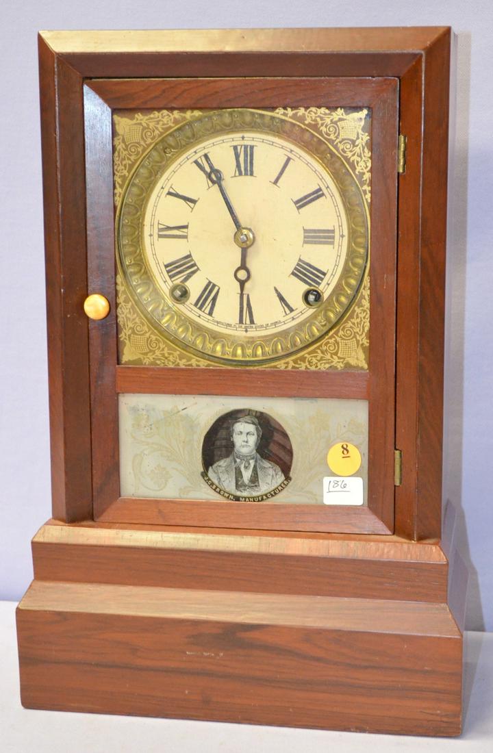 Antique Rosewood Cottage Clock (1 of 3)