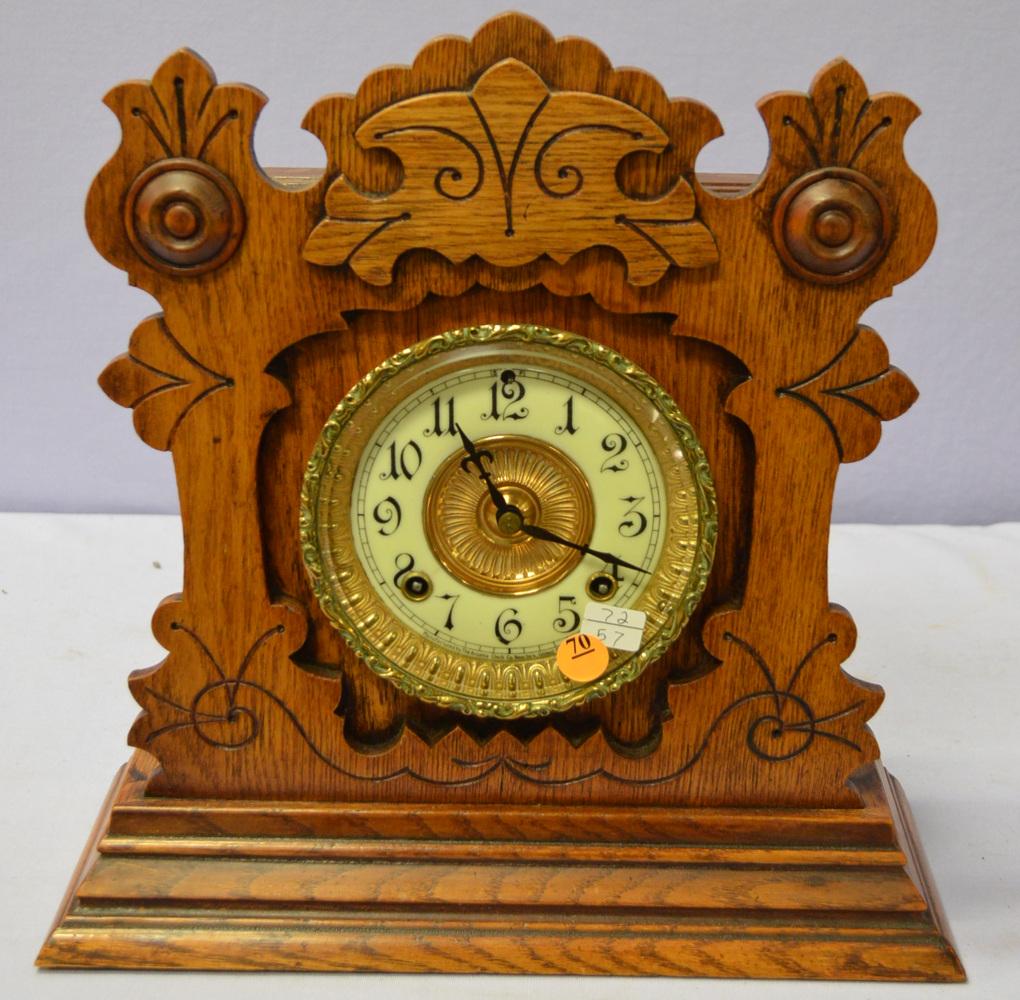 Antique Ansonia Cabinet Clock (1 of 6)