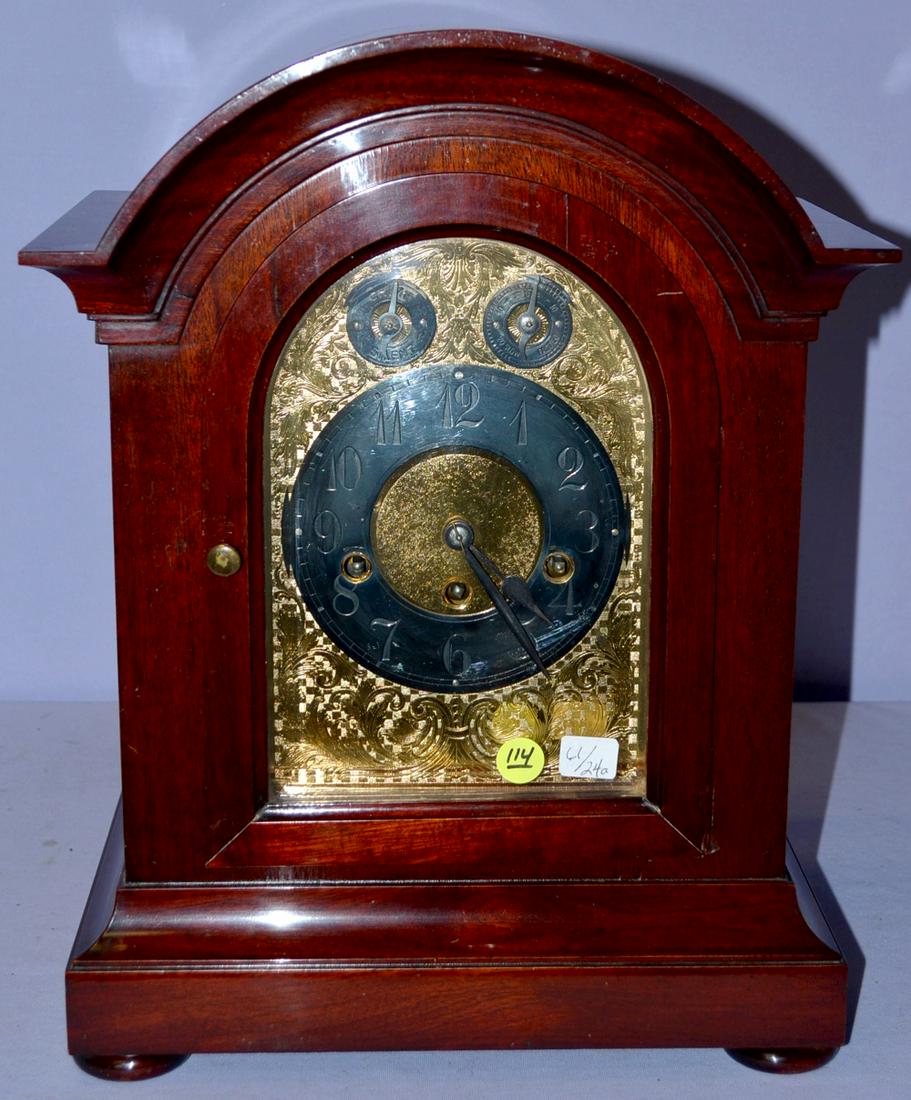 Antique Junghans 5 Bar Strike WMC Bracket Clock (1 of 5)