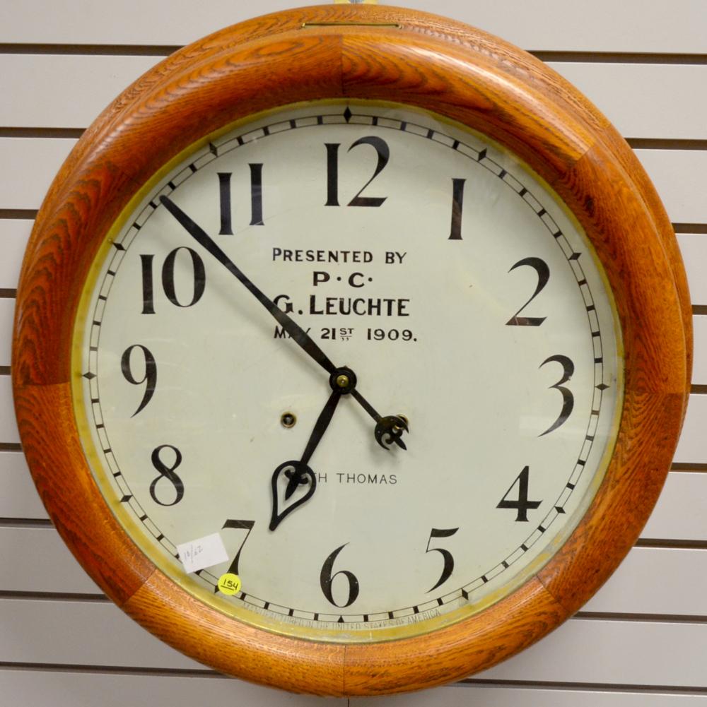 Seth Thomas Gallery Clock (0154A) on Oct 16, 2021 Tom Harris