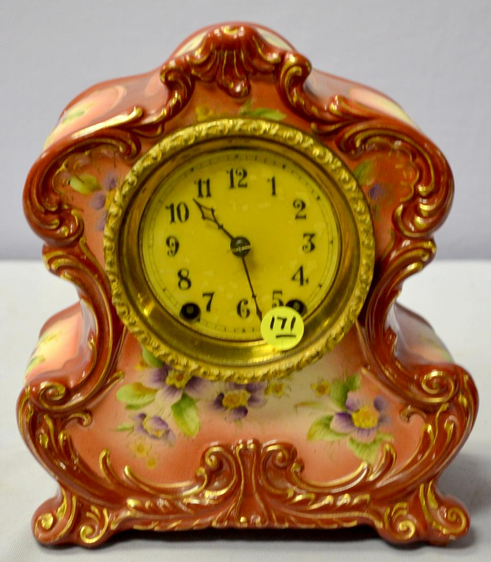 Antique F. Kroeber China Clock (1 of 4)