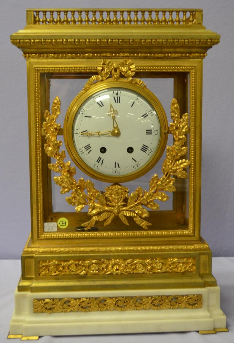 Huge Antique Ornate French Bronze Clock (1 of 6)