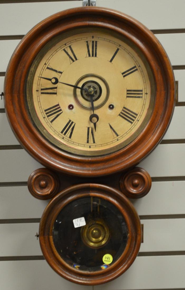 Antique Figure Eight Wall Clock (1 of 4)