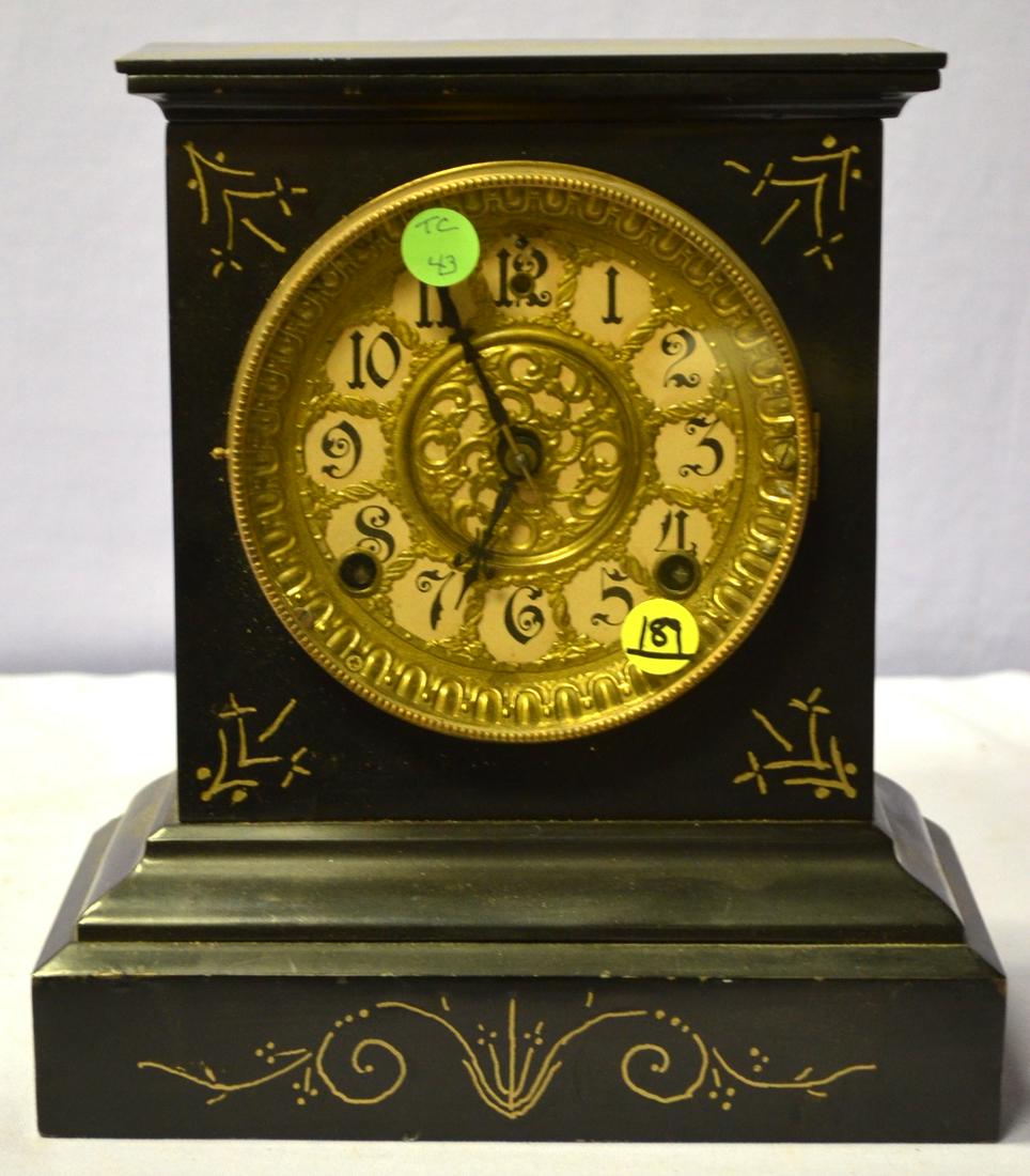 Antique Iron Shelf Clock (1 of 4)