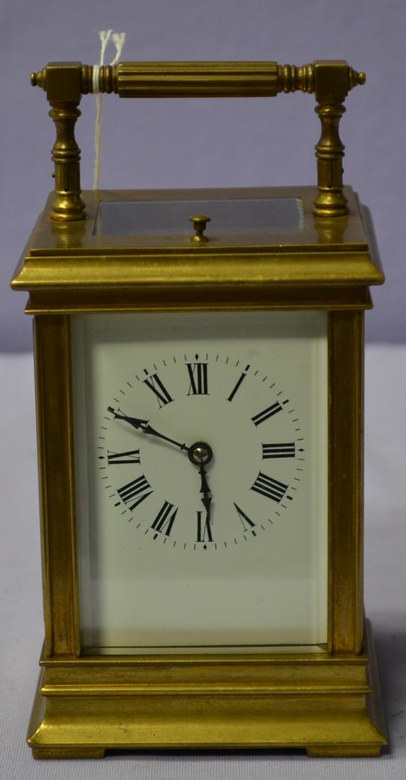 Antique Miniature Carriage Clock: (1 of 3)