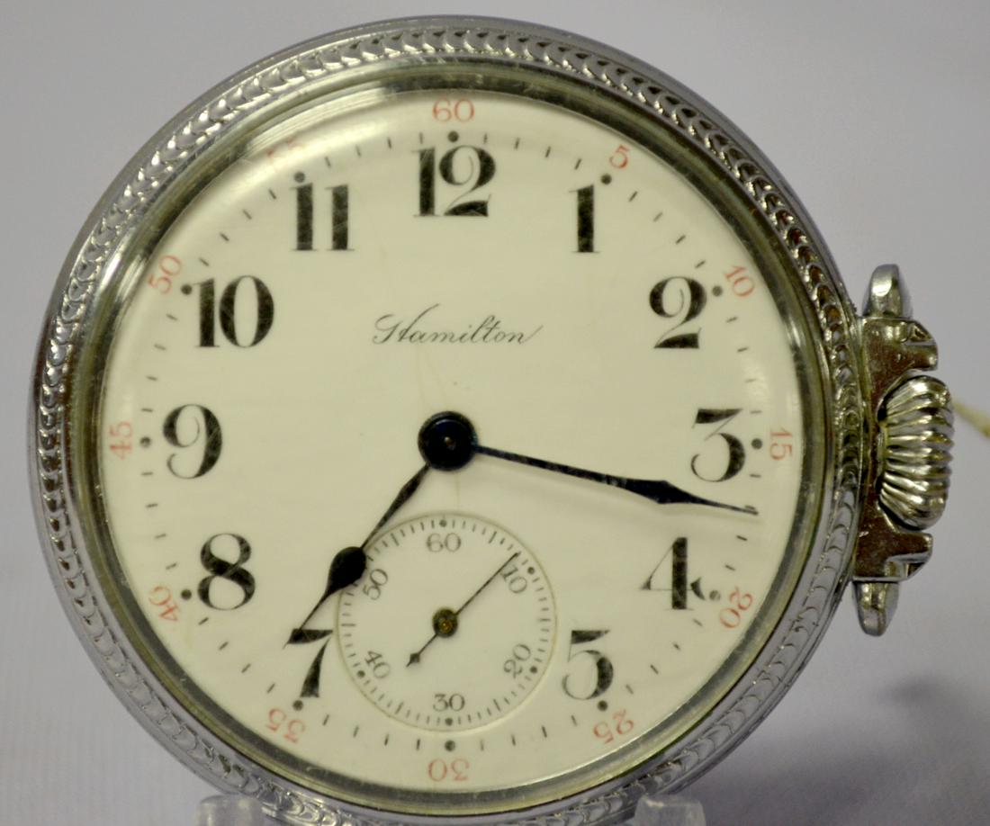 Hamilton 16S 17J OF PS ADJ 3/4 DMK No. 864637 Pocket (1 of 4)