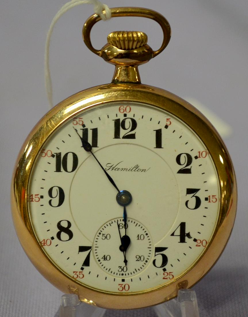 Hamilton 992 16S 21J No. 1579159 Pocket Watch: Hamilton 992 16S 21J No. 1579159 Pocket Watch. Running. YGF OF.