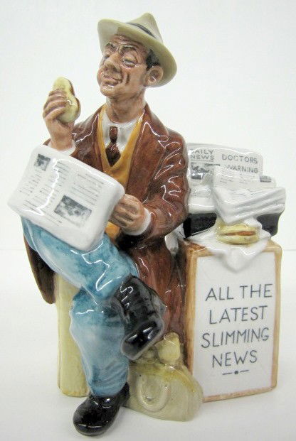 Royal Doulton "Stop Press" HN2683 Figurine: Royal Doulton "Stop Press" HN2683 Figurine: Table Ware LTD. 1976; green marks. 7 1/2" All items sell As Is, Where Is, no guarantees of any kind. We accept Mastercard & Visa, no paypal, no personal che