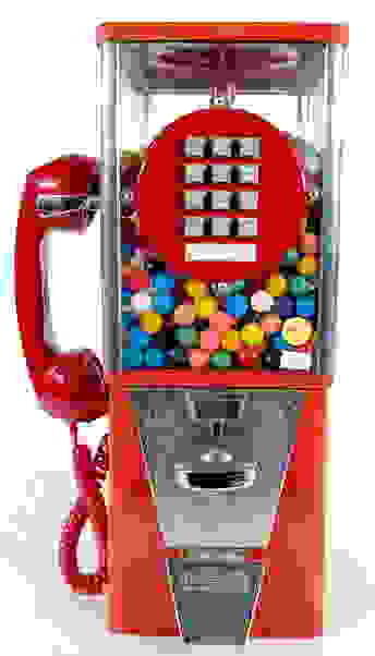 Paul Nelson Industries Telephone/Gumball Machine