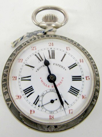 Roskopf Willy Freres Railroad Pocket Watch: Roskopf Willy Freres Railroad Pocket Watch All items sell As Is, Where Is, no guarantees of any kind. We accept Mastercard & Visa, no paypal, no personal checks, no money orders, no wire transfers. Yo