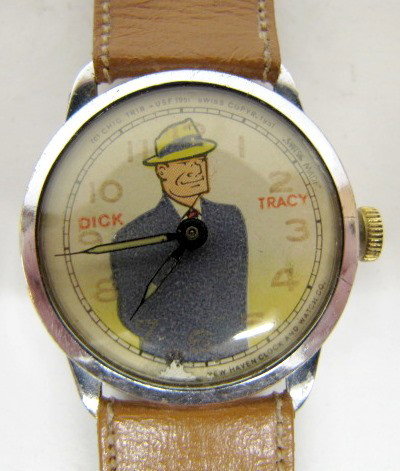 New Haven Dick Tracy Wrist Watch: New Haven Dick Tracy Wrist Watch: (Dial roughness.) All items sell As Is, Where Is, no guarantees of any kind. We accept Mastercard & Visa, no paypal, no personal checks, no money orders, no wire tran