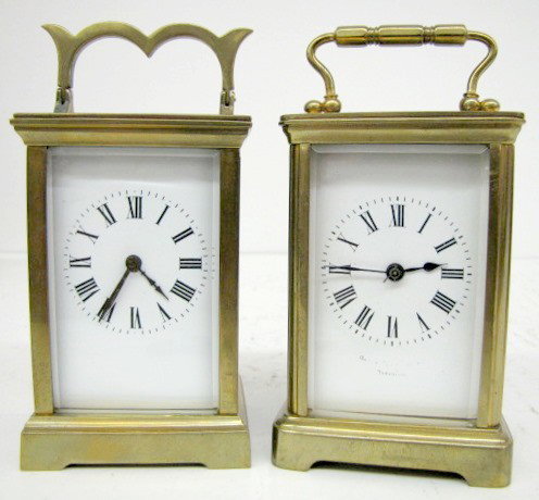 2- 8 Day French Carriage Clocks