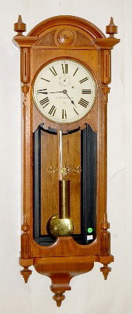 Walnut Seth Thomas #6 Hanging Wall Clock