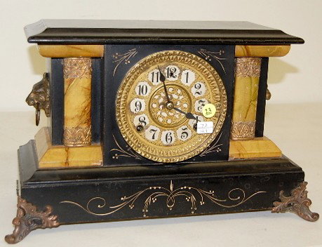 Gilbert Marbleized Mantle Clock