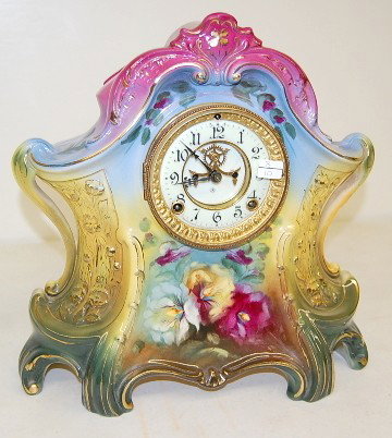 Ansonia “La Layon” China Case Clock