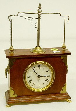 Jerome & Co. Swinging Ball Clock: Jerome & Co. Swinging Ball Clock: paper dial marked "Pat. Oct. 9th, 1883 & Jerome & Co."; not running. 10 3/8" All items sell As Is, Where Is, no guarantees of any kind. We accept Mastercard & Visa, n