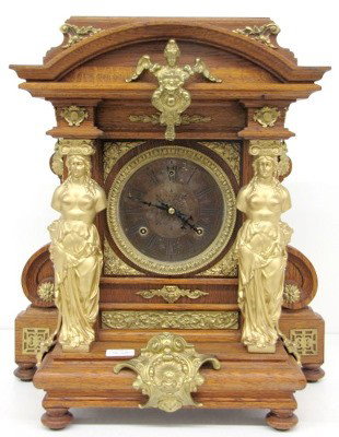 Antique Ansonia “Senator” Oak Clock