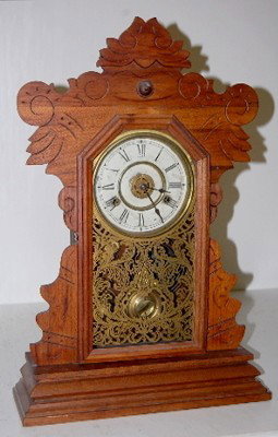 New Haven Walnut Parlor Clock: New Haven Walnut Parlor All items sell As Is, Where Is, no guarantees of any kind. We accept Mastercard & Visa, no paypal, no personal checks, no money orders, no wire transfers. Your credit card will