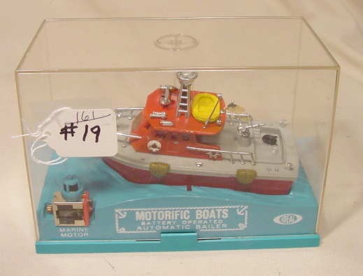 1967 Ideal Battery Operated Motorific Boat Nr