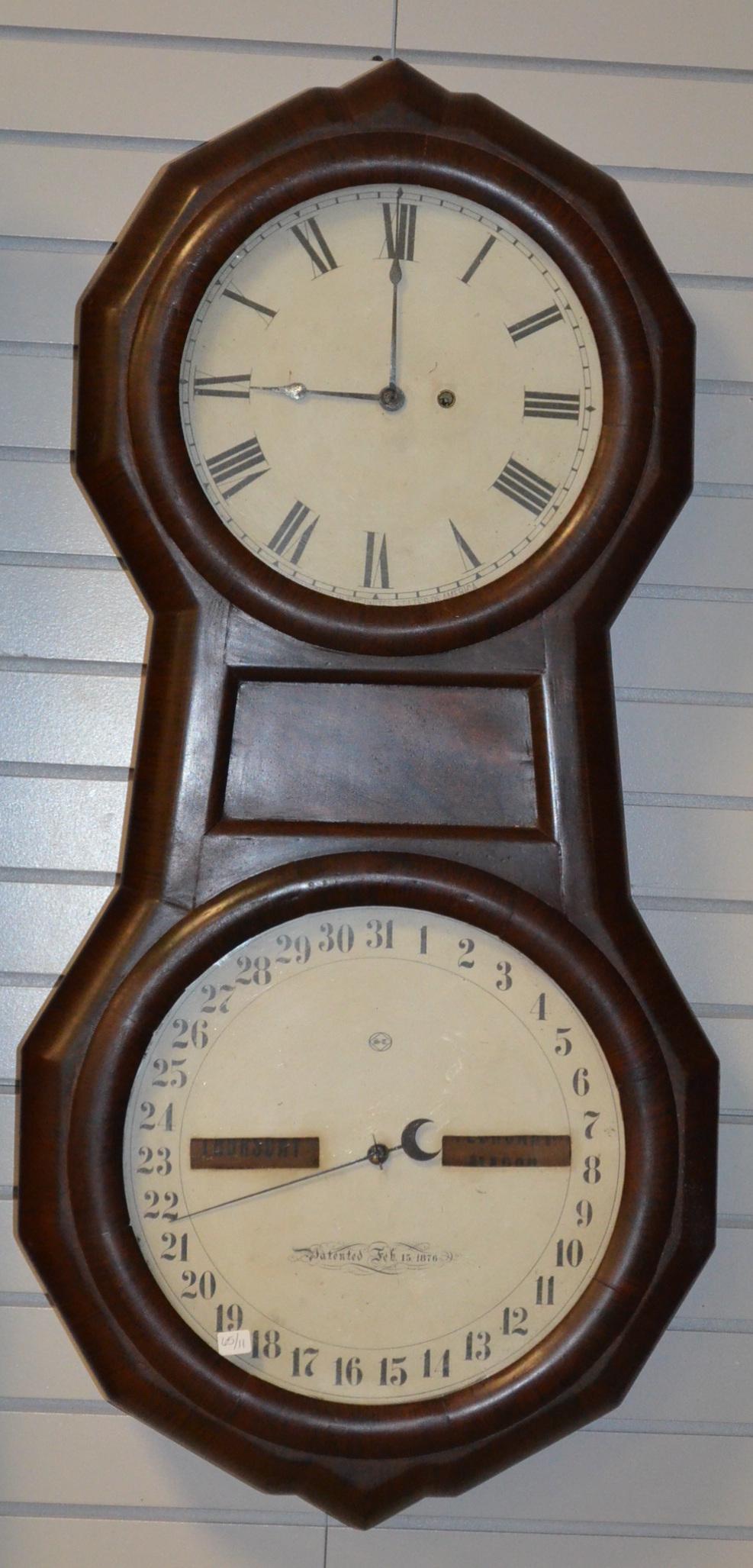 Seth Thomas #1 Calendar Wall Clock (1 of 7)