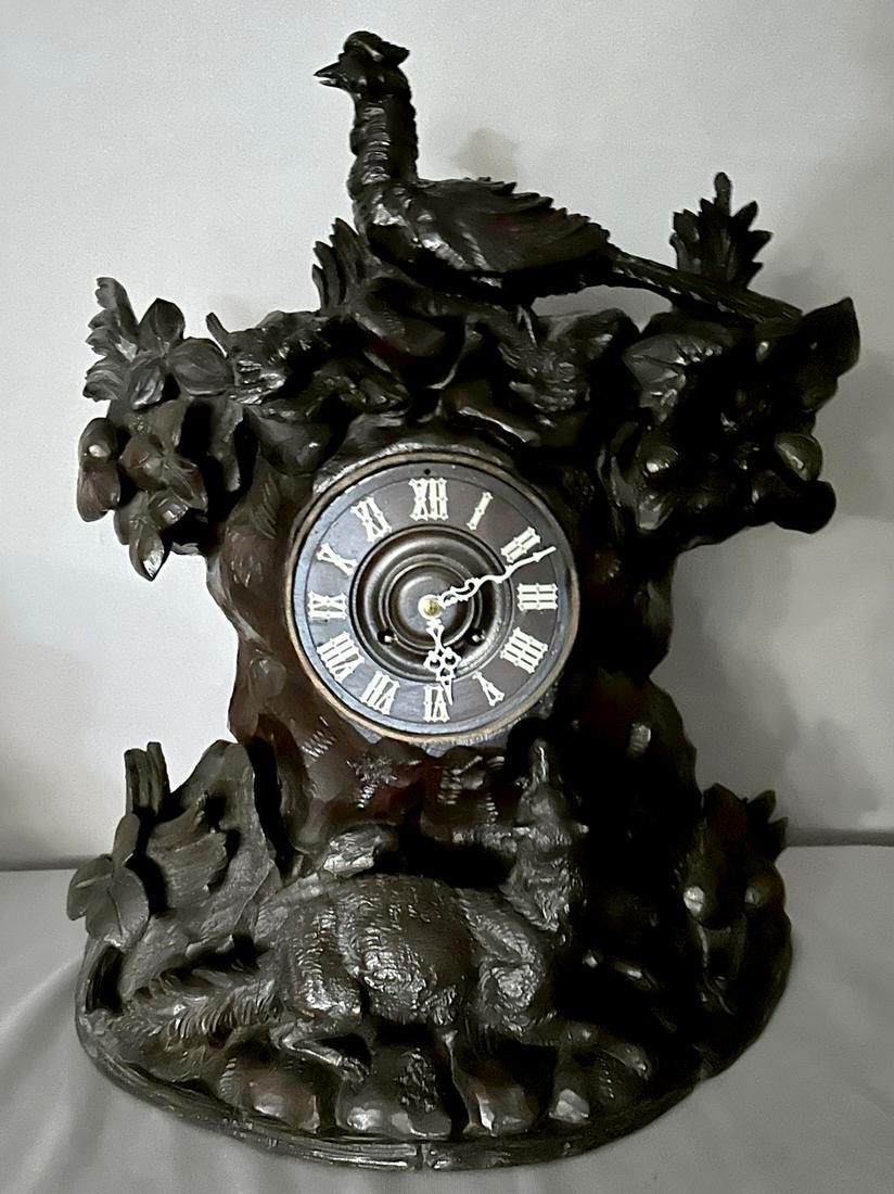 Antique Black Forest Shelf Clock (1 of 5)