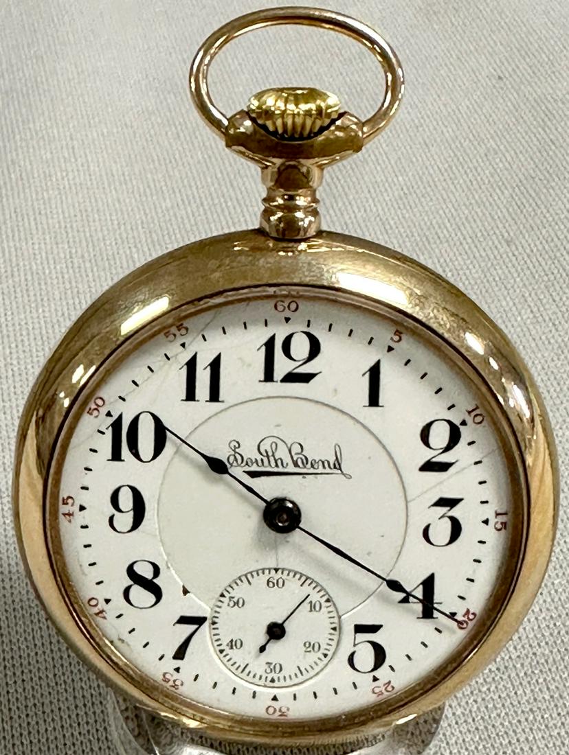 South Bend The Studebaker Pocket Watch 17J 18S (1 of 3)
