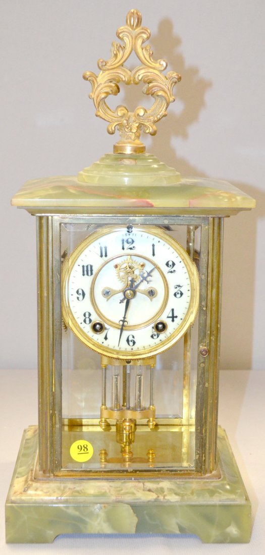 Ansonia Chamberlain Crystal Regulator Clock (1 of 5)