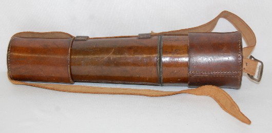 Telescope - Clarkson & Co. London, 1905: Telescope - Clarkson & Co. London, 1905: Serial No. 2371, Tel Sig (Mark II) also GS is stamped into the side near the eyepiece. It is cased in leather, with end covers also. Total length Excellent con