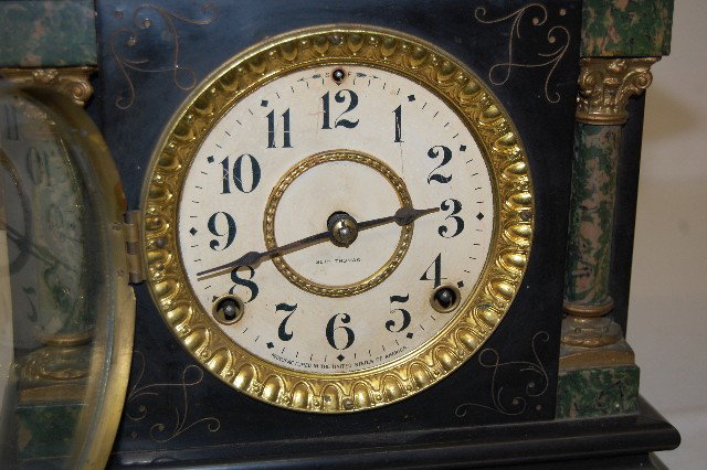 Seth Thomas Adamantine "Adele" Mantel Clock - 3
