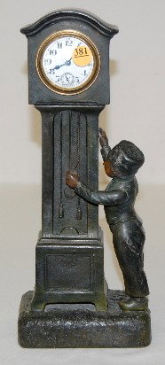 Duverdrey & Bloquel Figural Alarm Clock
