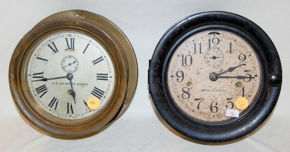 2 Seth Thomas Ship’s Bell Clocks