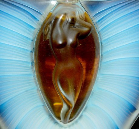 268: Lalique Art Glass "Sylphide" Perfume Bottle, 2000