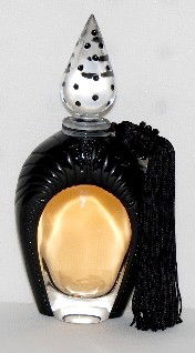 Lalique Art Glass Perfume Bottle, 2008: Lalique Art Glass Perfume Bottle, 2008: "Sheherazade de Lalique"; unopened; bottom label reads "Lalique Parfums Made in France REF 21106"; incised Lalique, France and A305; 1 Fluid Ounce; with origina