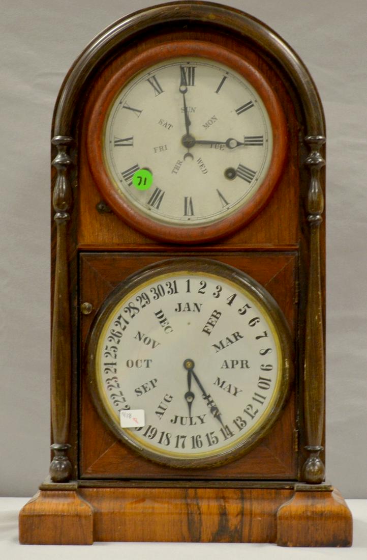 EN Welch Italian No.1 Calendar Clock (1 of 1)