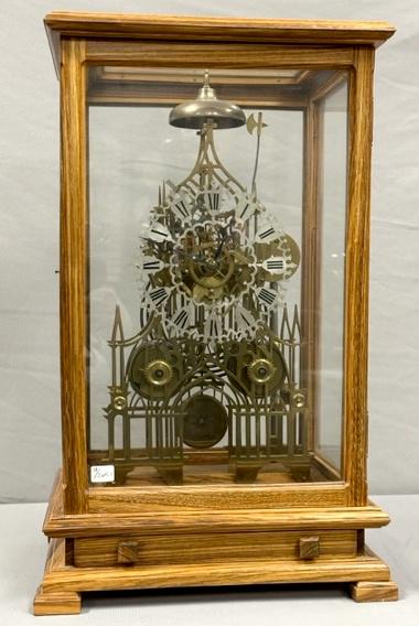 Contemporary Double Fusee Cathedral Skeleton Clock (1 of 5)
