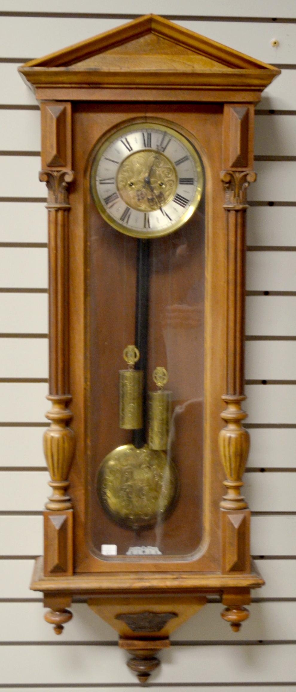 2wt Engraved Vienna Regulator Clock (1 of 4)
