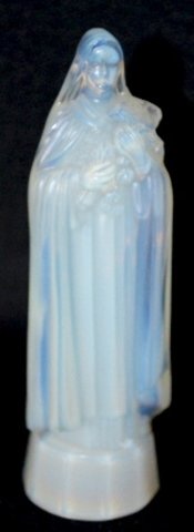 Sabino Art Glass "Madonna", Small: Sabino Art Glass "Madonna", Small: Marked Sabino, France. No condition problems. 5 1/4".