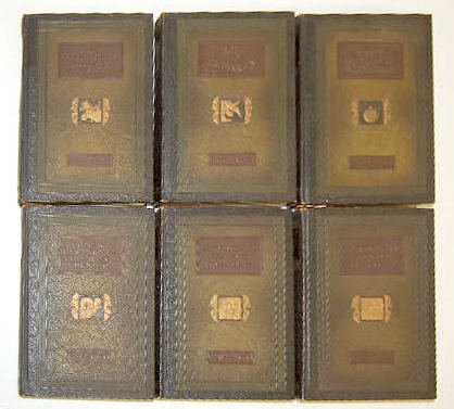 Theodore Roosevelt Book Set, 6 Books: Theodore Roosevelt Book Set, 6 Books: Printed in 1924 by Scribners, in fancy hard bound covers bearing the author's name, the title and an item or animal related to the book. Titles include: Volumes 1