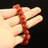 Chinese Natural Nanhong Agate Beads Bracelet - 4