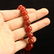 Chinese Natural Nanhong Agate Beads Bracelet - 5