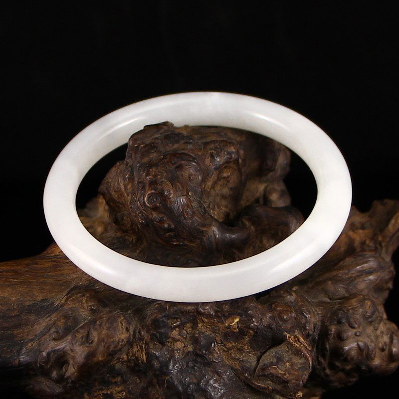 Inside Diameter 59 mm Chinese Hetian Jade Bracelet (1 of 6)