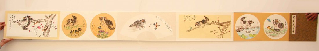 Chinese Watercolour On Xuan Paper Painting Book - Cat (1 of 10)